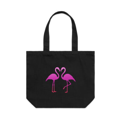Flaming Flamingoes Sholder Tote Thumbnail