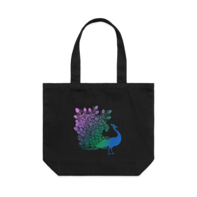 Peacock Shoulder Tote Thumbnail