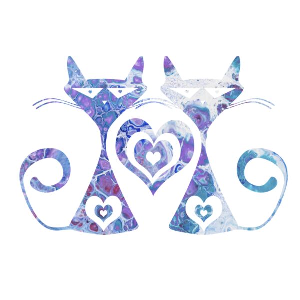 Double Trouble Heart Blue Thumbnail